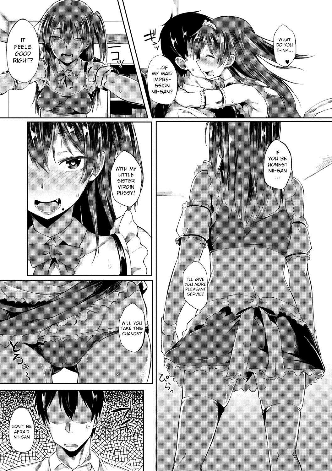 Gay Military Zenryaku, Imouto ga Maid ni Narimashite | My Little Sister Has Become a Maid Public Fuck - Page 13