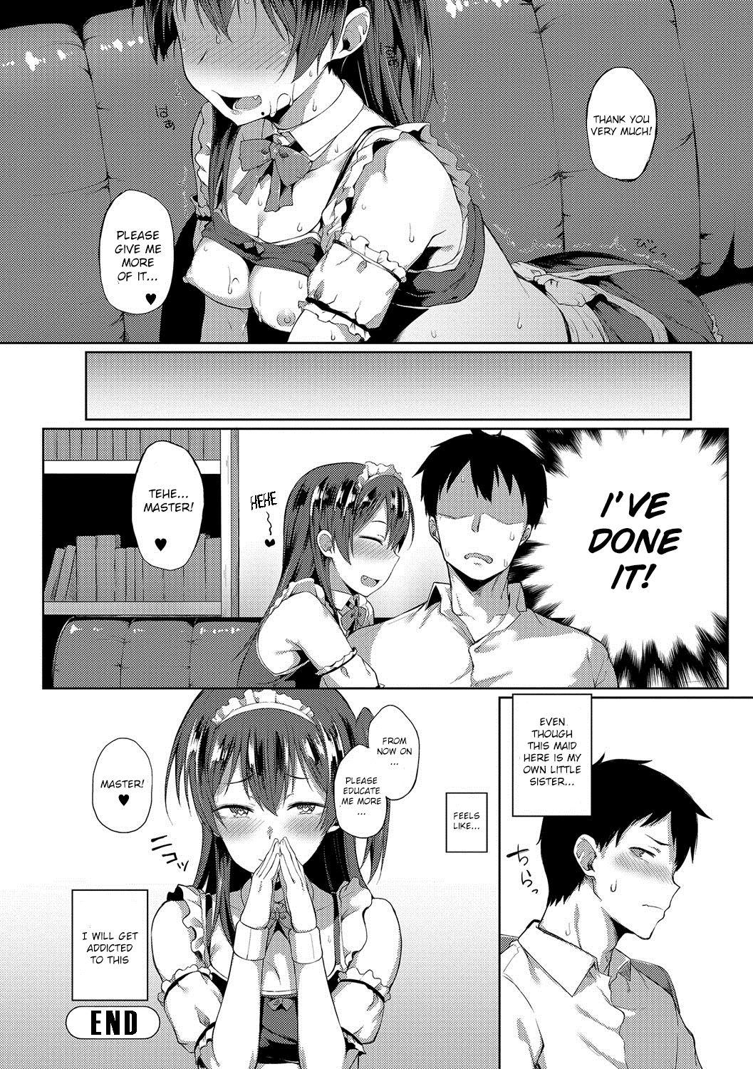 Gay Zenryaku, Imouto ga Maid ni Narimashite | My Little Sister Has Become a Maid Hotfuck - Page 20