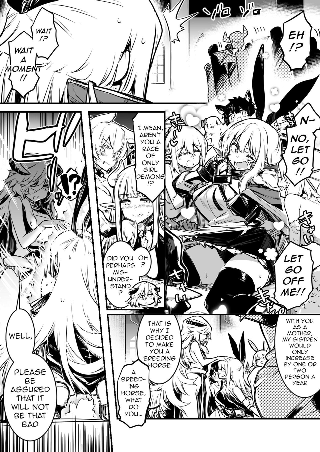 Free Amature Porn [Lefthand] The Bewildered Adventurer-chan is Caught and Reverse-Raped as the Penis She Grew Gets Aroused by the Female Demons [English] [q91] Asslick - Page 2