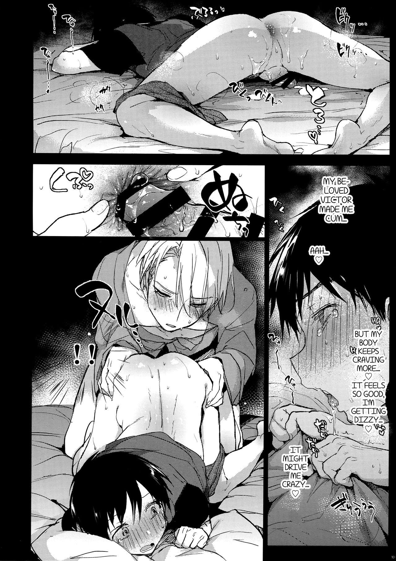 Amazing Bokutachi Korekara xxx Shimasu! - Yuri on ice Gay Blackhair - Page 9