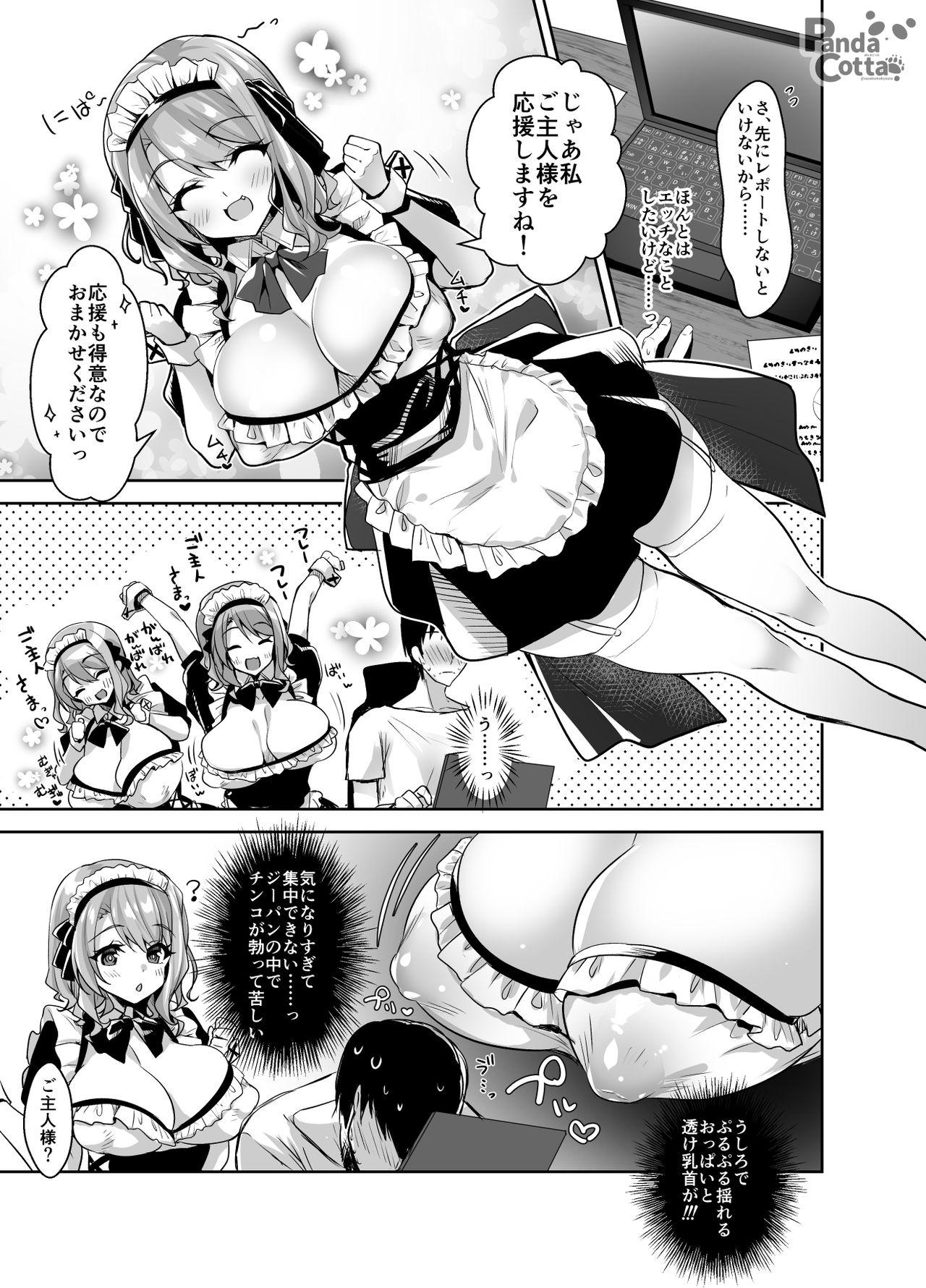 Boobs Oppai Maid Delivery - Original Couple - Page 9