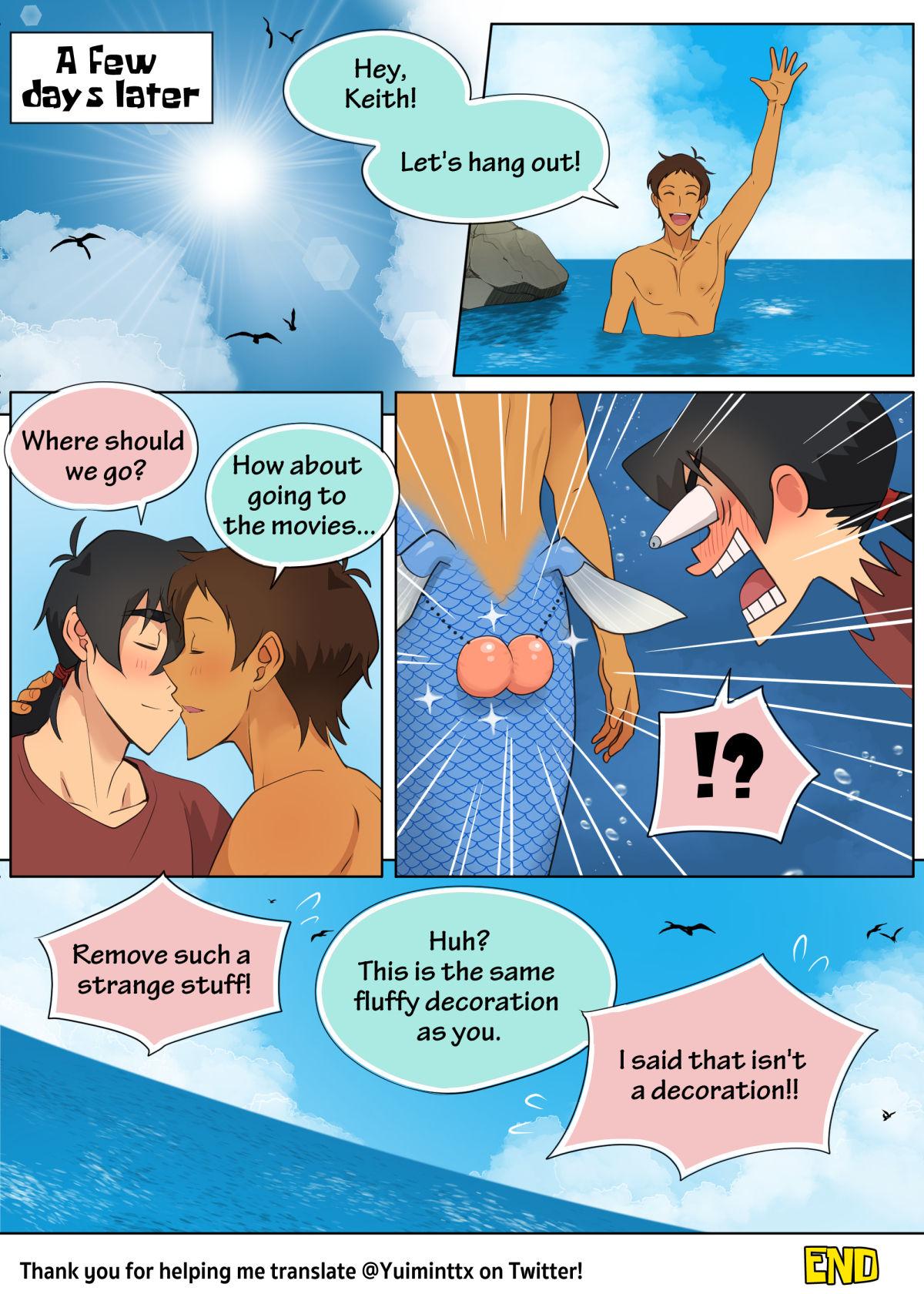 Amature Sex As Wet As a Merman - Voltron British - Page 48