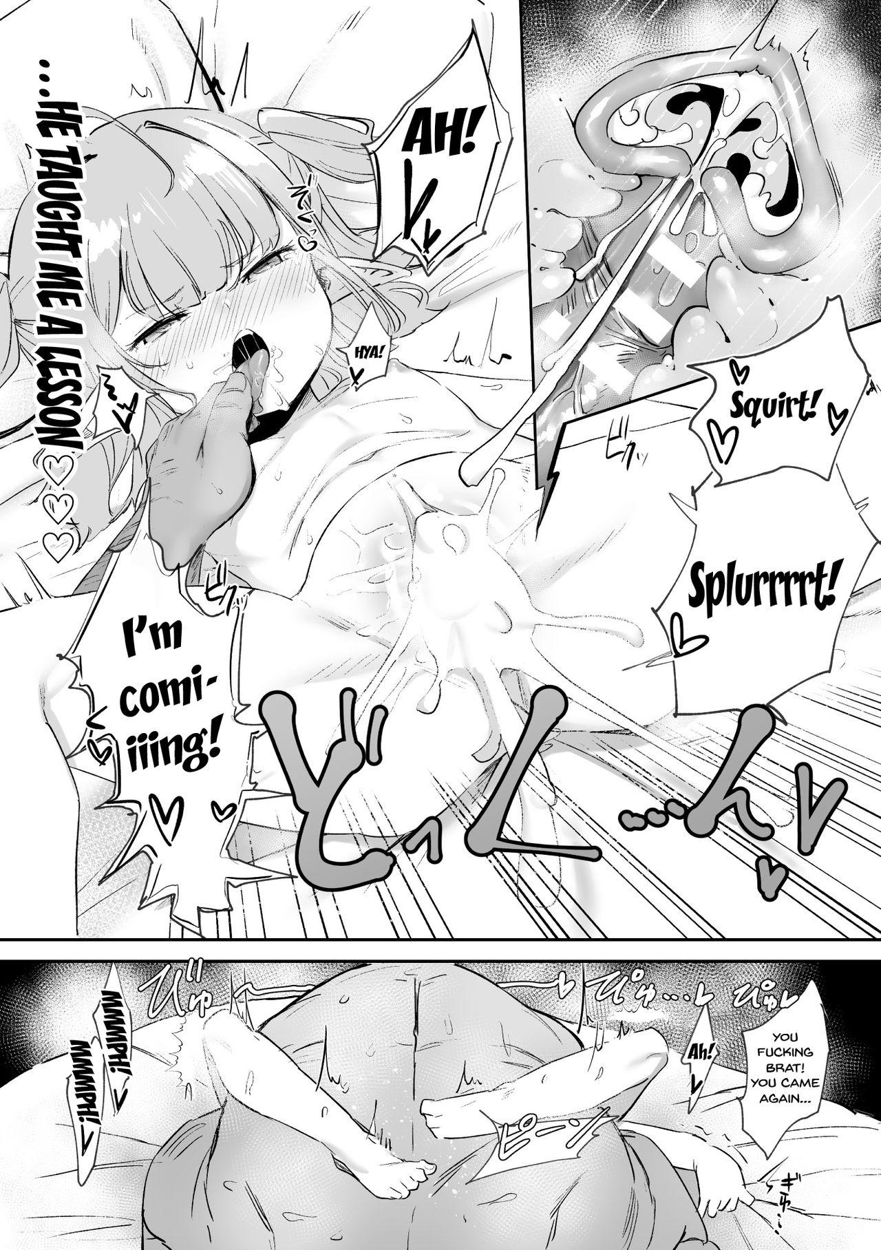 [Anthology] 2D Comic Magazine Mesugaki Succubus Seisai Namaiki Aka-chan Heya o Wakarase-bou de Kousei Knock Vol. 1 | Punishing a Bratty Young Succubus Ch. 1-2 [English] {Doujins.com} [Digital] 17