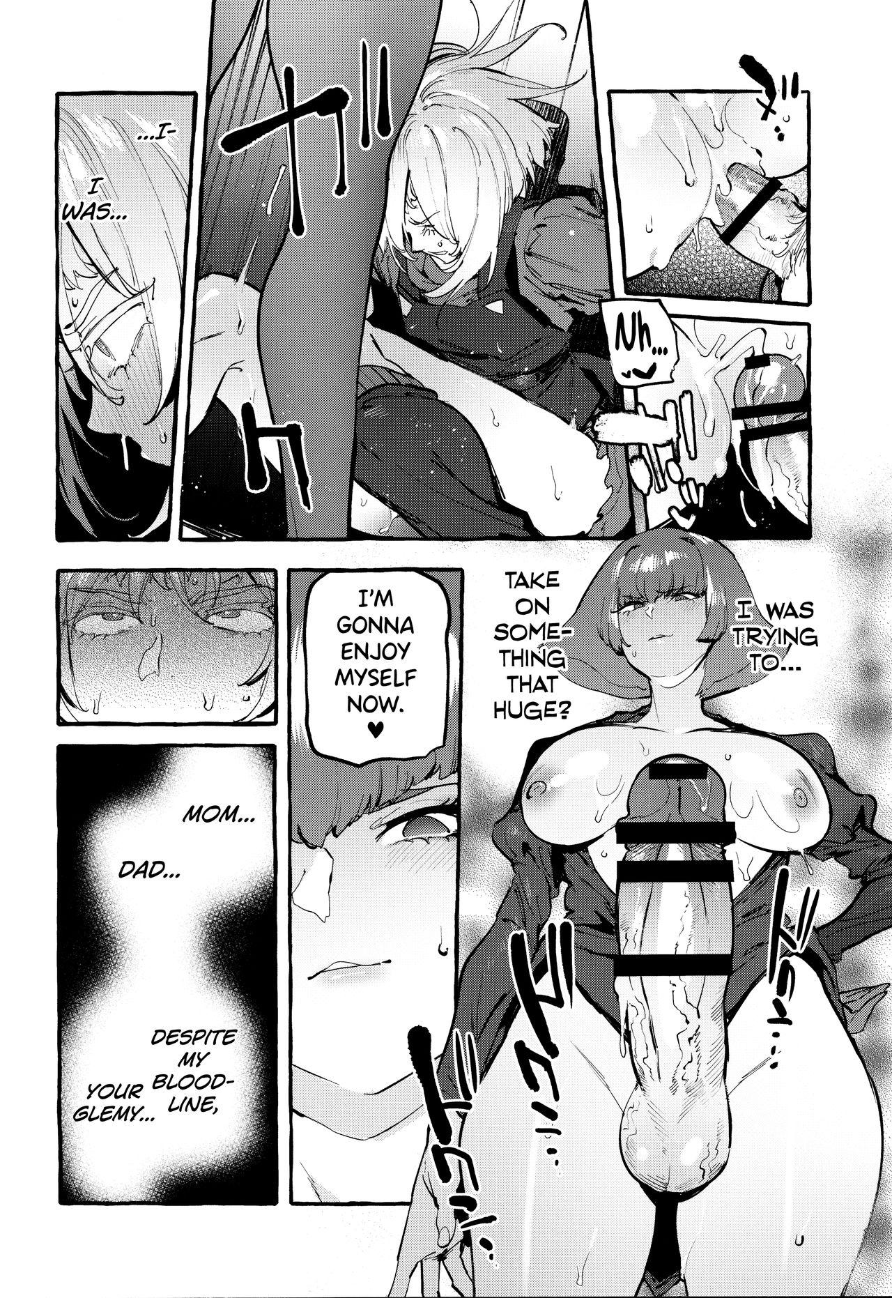 Celebrity Sex Scene (Futaket 16.5) [Hibon (Itami)] Haman-sama no Uchuu Seiki | Haman-sama's Space Genitals (Gundam ZZ) [English] [Biribiri] - Gundam zz Trans - Page 11