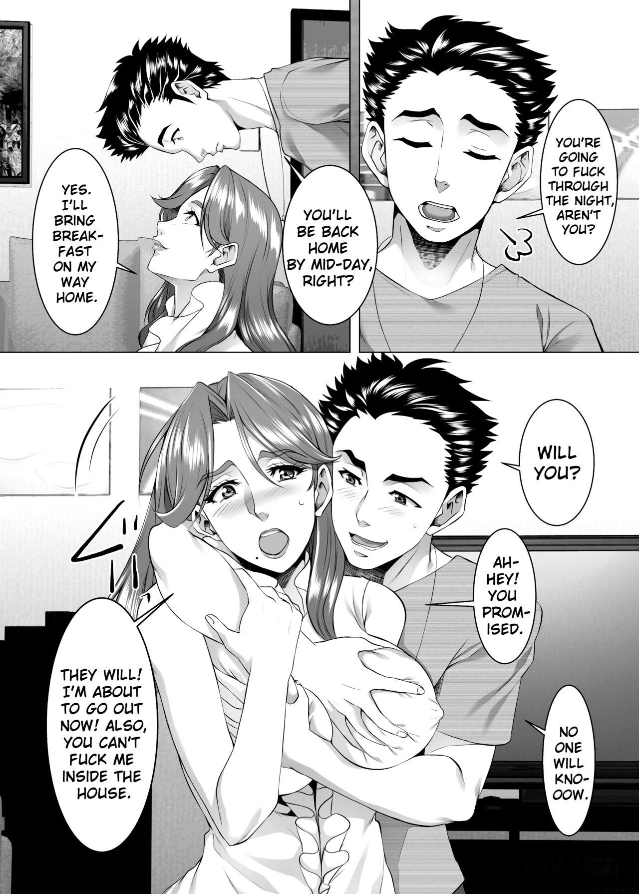 Family Sex Omae no Kaa-chan, Ii Onna da yo na. | Your Mom's A Fine Woman, Huh? Ch. 8 - Original Ameteur Porn - Page 4