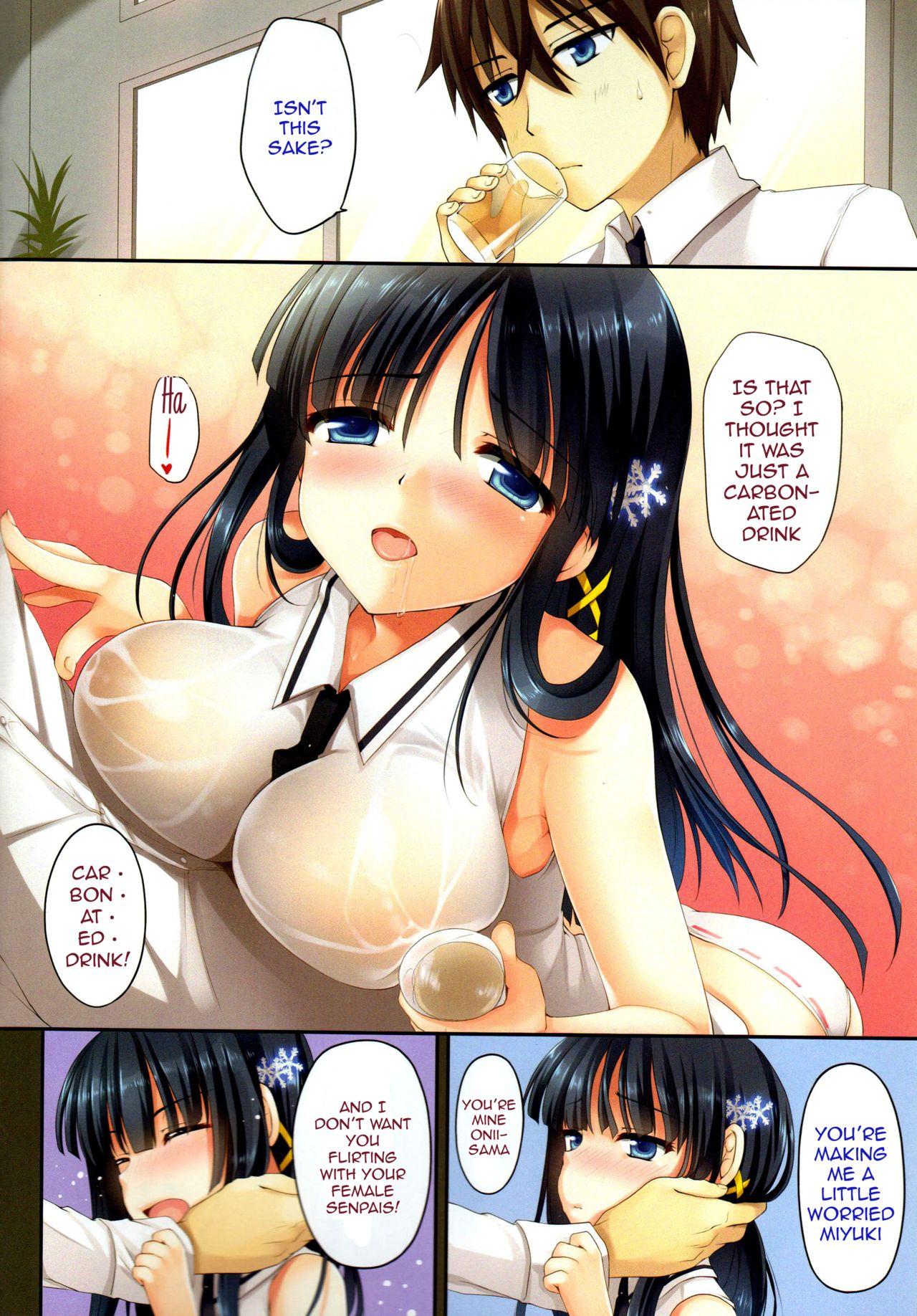 Desnuda Yotta Ikioi de Kokuhaku | Drunken Confession - Mahouka koukou no rettousei Hot Girl Porn - Page 3