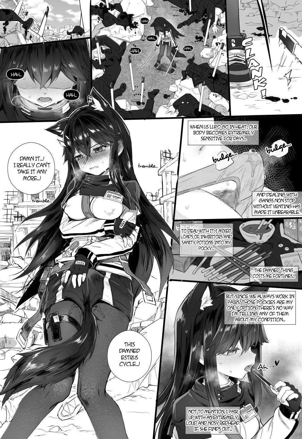 Amateur [kataokasan]Texas×Exusiai(Arknights) - English - Arknights Tight Pussy Fucked - Page 2