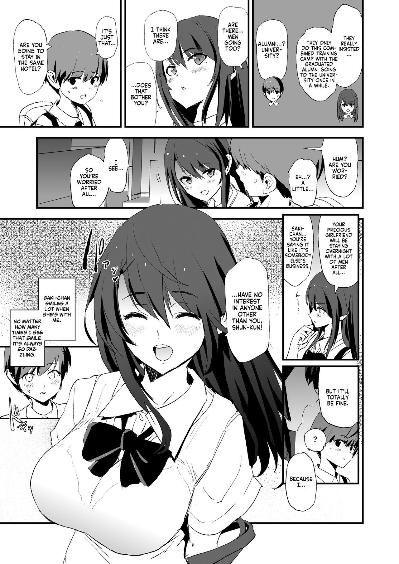Pink Pussy Omae no Nee-chan Onaho Gasshuku Itteru Rashii ze | It seems your girlfriend is going to the cock sleeve camp - Original Romantic - Page 6