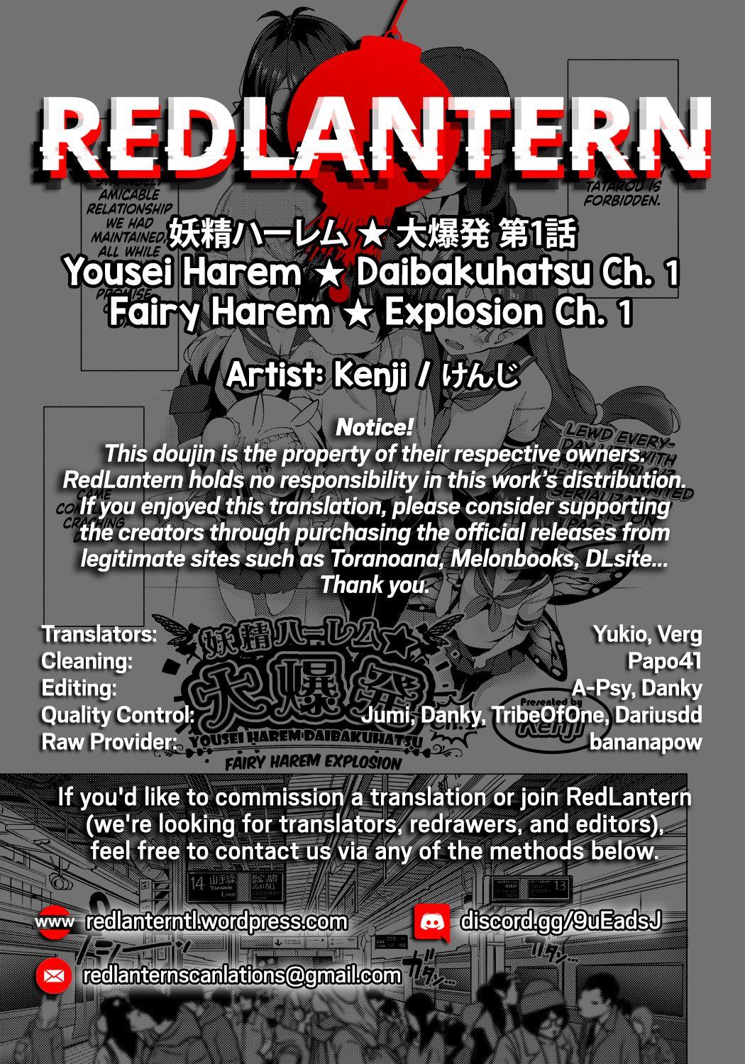 Lezbi Yousei Harem Daibakuhatsu | Fairy Harem Explosion Ch. 1 Jerk Off Instruction - Page 28