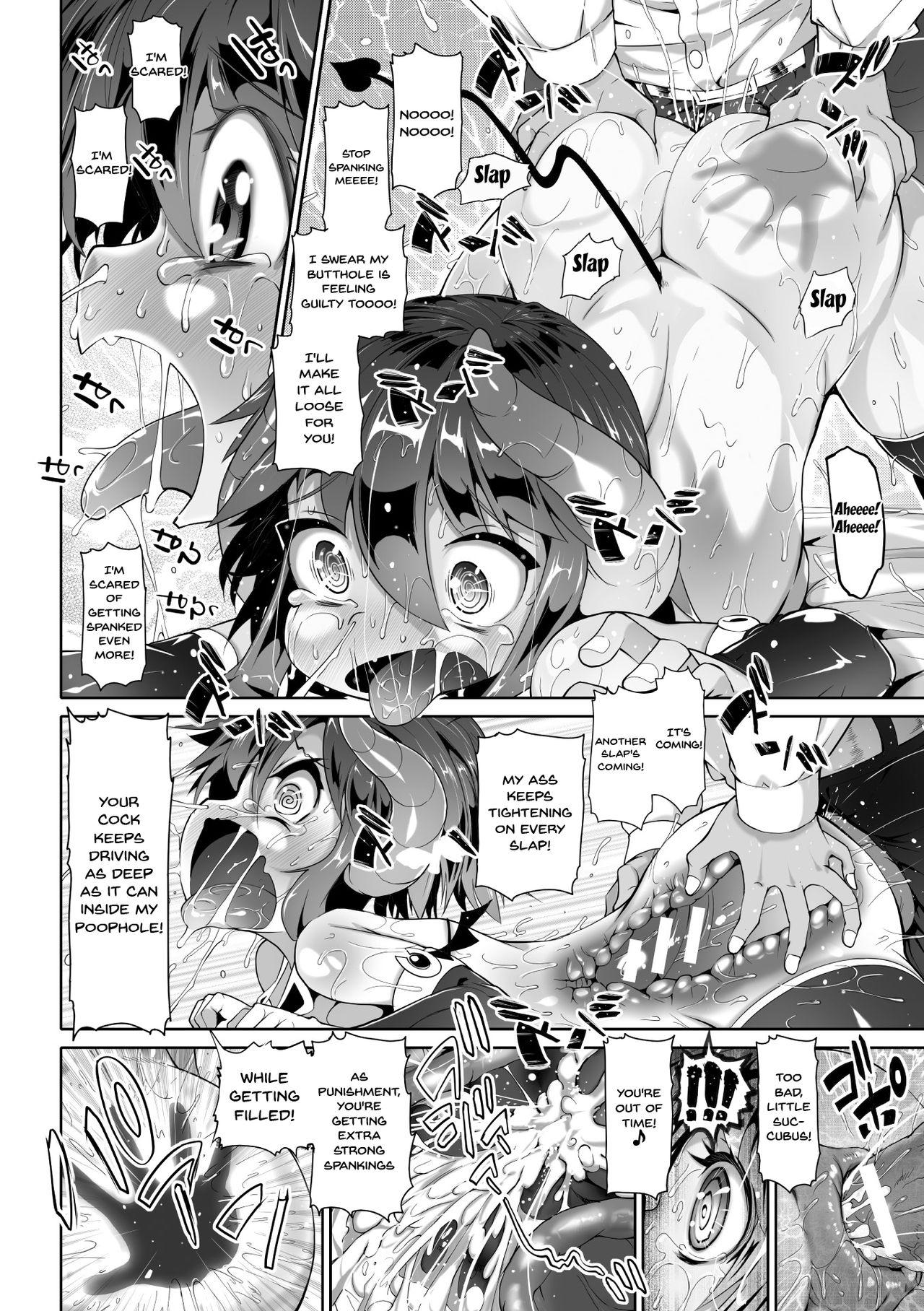 [Anthology] 2D Comic Magazine Mesugaki Succubus Seisai Namaiki Aka-chan Heya o Wakarase-bou de Kousei Knock Vol. 1 | Punishing a Bratty Young Succubus Vol. 1 [English] {Doujins.com} [Digital] 79