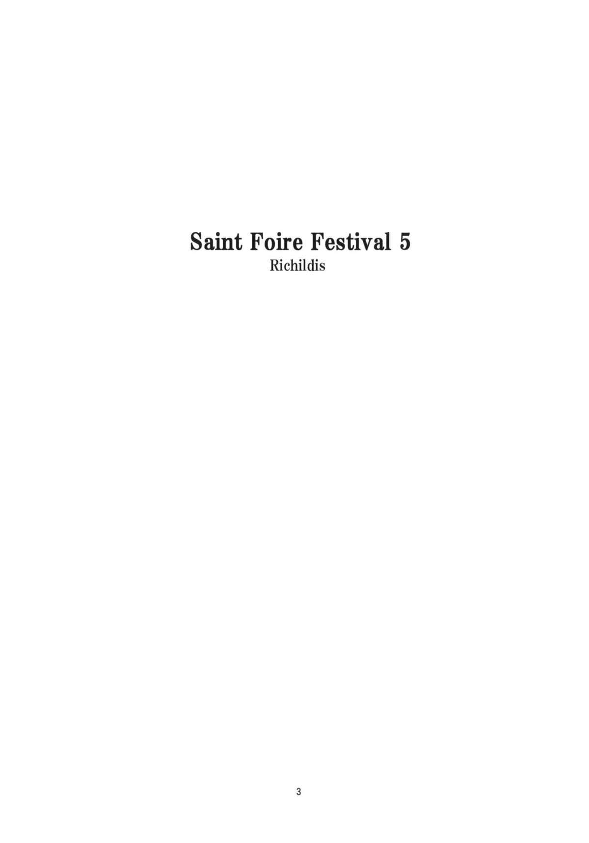 Creampie Saint Foire Festival 5 Big Tits - Page 2