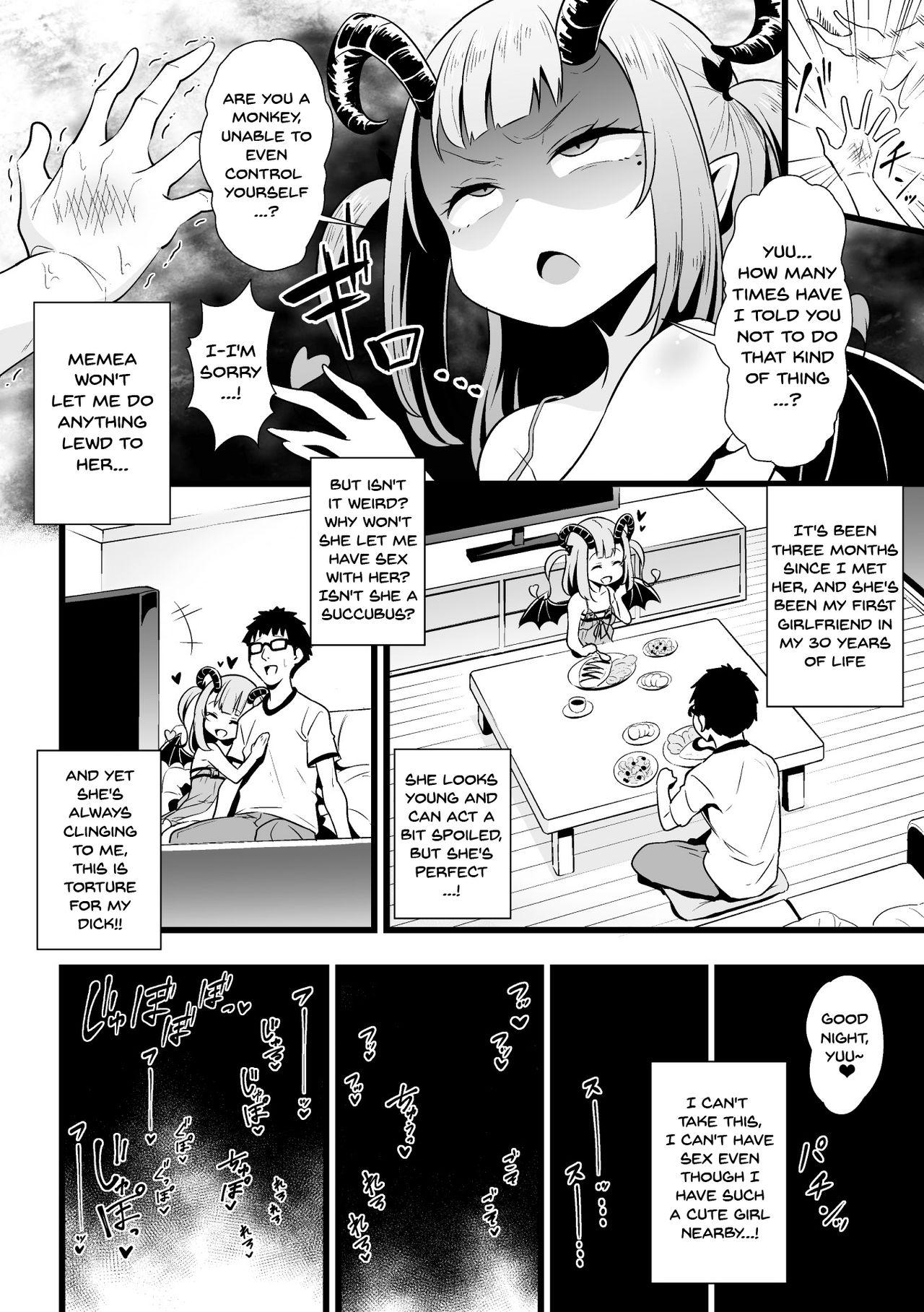 2D Comic Magazine Mesugaki Succubus Seisai Namaiki Akabou de Kousei Knock Vol. 2 | Punishing a Bratty Young Succubus Vol. 2 Ch. 1 3