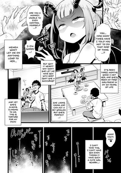 2D Comic Magazine Mesugaki Succubus Seisai Namaiki Akabou de Kousei Knock Vol. 2 | Punishing a Bratty Young Succubus Vol. 2 Ch. 1 2