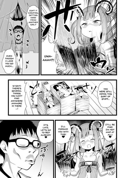 2D Comic Magazine Mesugaki Succubus Seisai Namaiki Akabou de Kousei Knock Vol. 2 | Punishing a Bratty Young Succubus Vol. 2 Ch. 1 7
