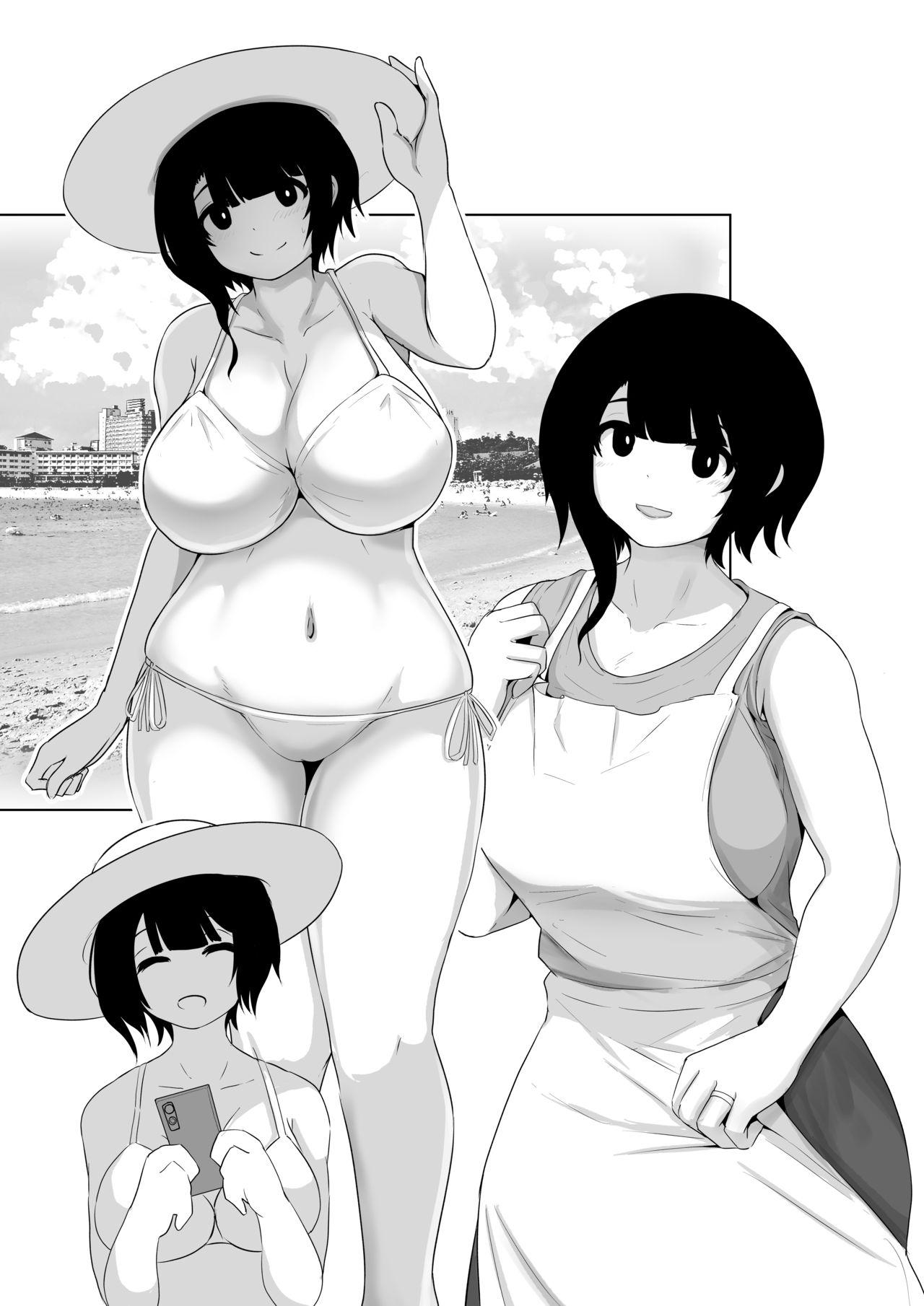 Masturbate Okaa-san to Umi ni Ikitai to Iu Rakugaki | I Want To Go The Beach With Mum - Original Club - Page 4