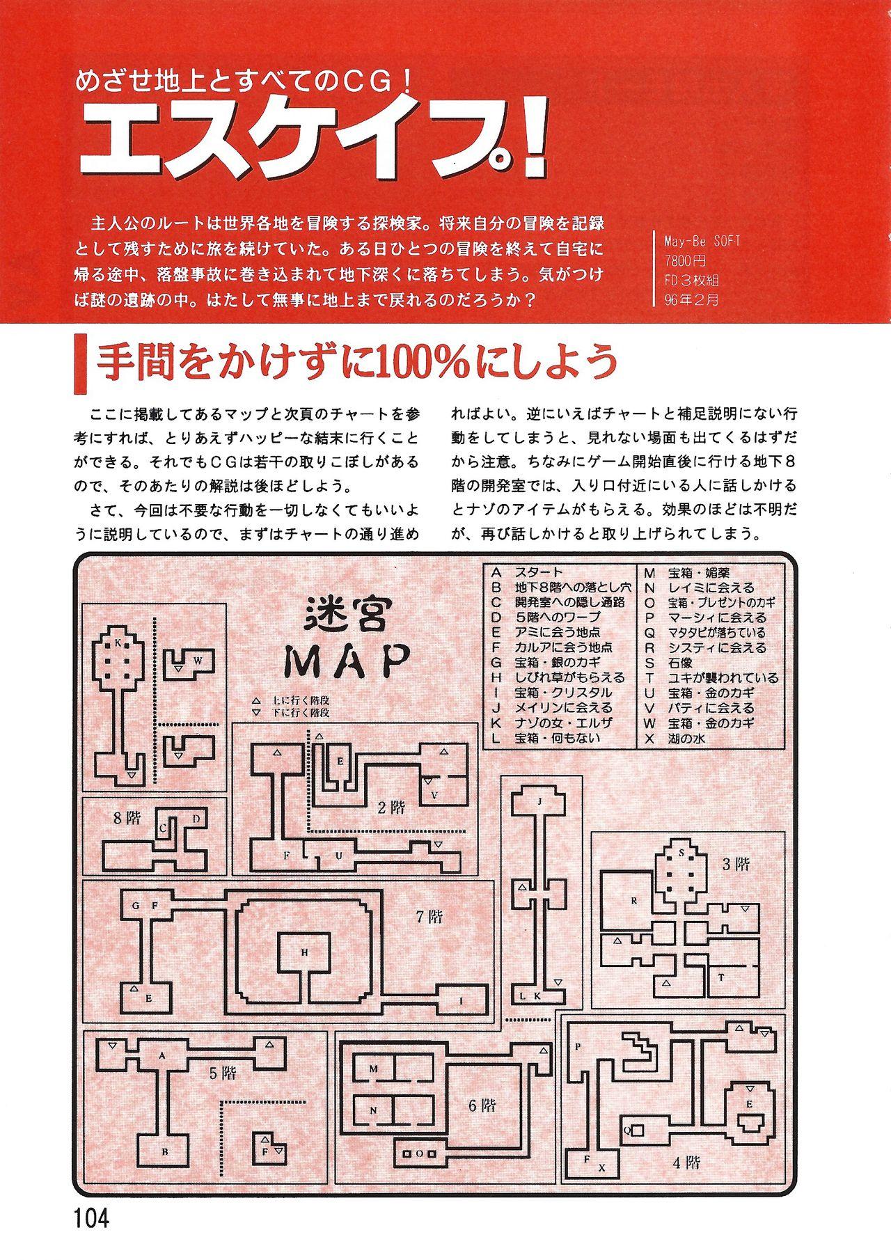 PC Bishoujo Software Strategy Book: Strategy King 2 103
