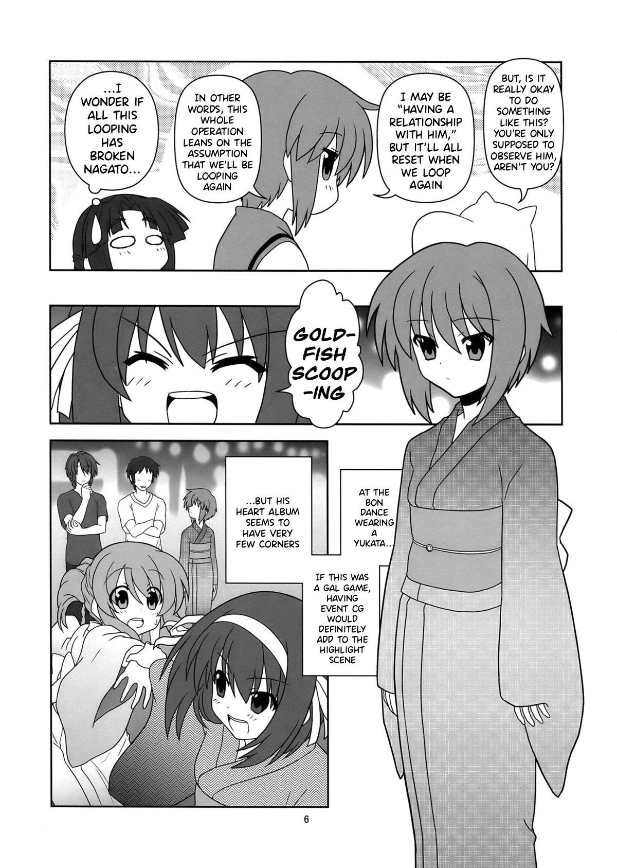 Casero Nagato Yuki-chan no Kansatsu - The melancholy of haruhi suzumiya | suzumiya haruhi no yuuutsu 8teenxxx - Page 6