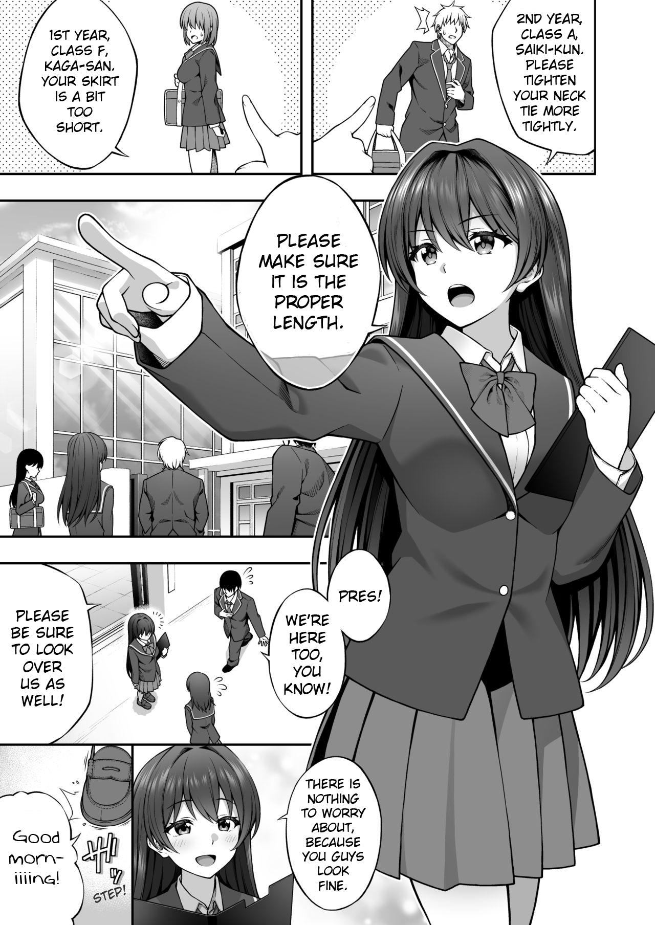 Free Hardcore Saiminjutsu de Majime na Seitokaichou o Te ni Ireta Ore | Thanks to Hypnotism, I Had the Serious-Looking Student Council President in the Palm of My Hands - Original Grosso - Page 4