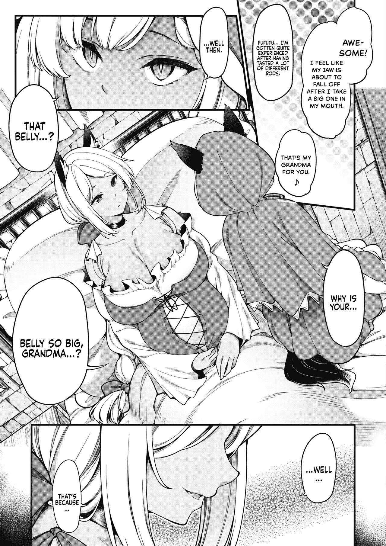 Doggy Style Akazukin no Yari○n Obaachan | Little Red Riding Hood’s Slut Grandma - Little red riding hood Realamateur - Page 7