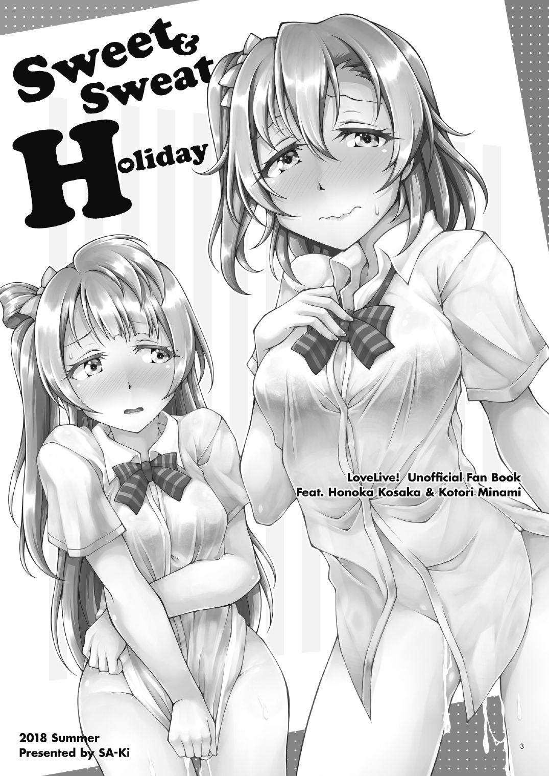Orgasm sa-ki Sweet and Sweat Holiday - Love live Pigtails - Page 2
