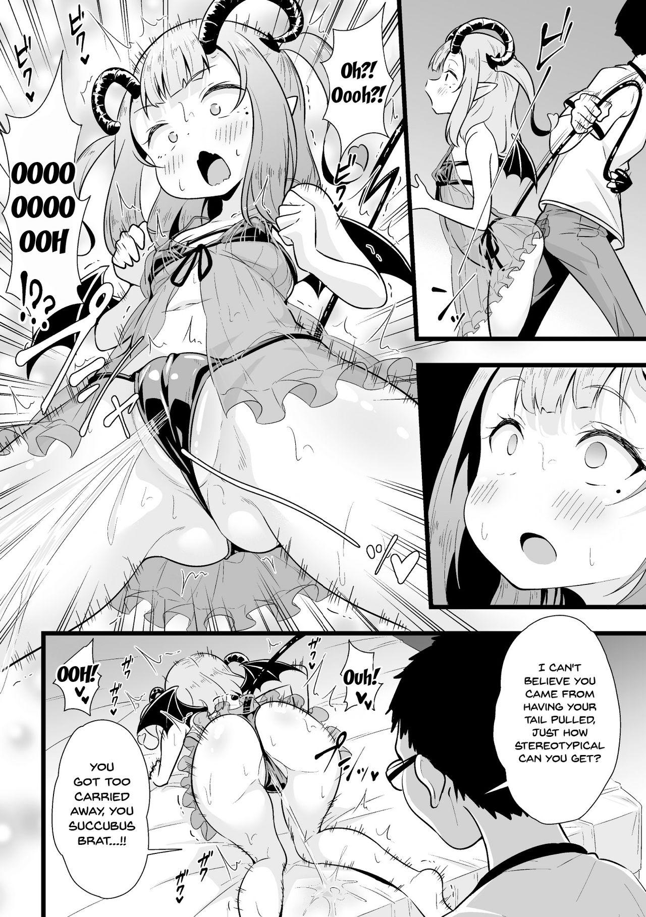 Real Amature Porn [Anthology] 2D Comic Magazine Mesugaki Succubus Seisai Namaiki Aka-chan Heya o Wakarase-bou de Kousei Knock Vol. 2 | Punishing a Bratty Young Succubus Vol. 2 Ch. 1-2 [English] {Doujins.com} [Digital] Dick - Page 9