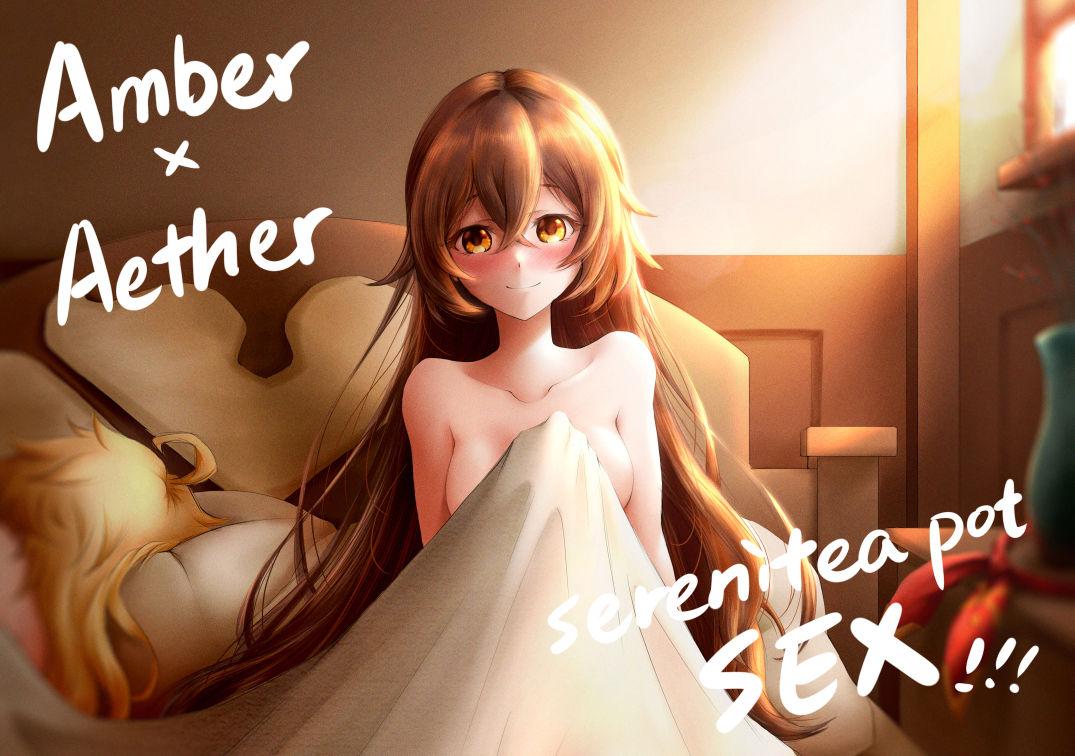 Amber x Aether ~ serenitea pot sex!!! 0