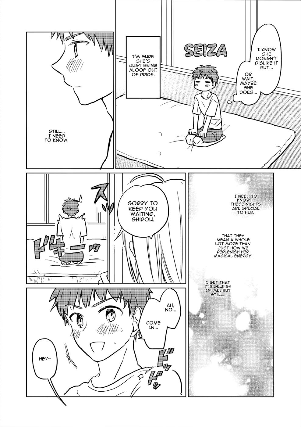Transvestite Okawari wa Ikaga desu ka | Would You Like Seconds? - Fate stay night Game - Page 5