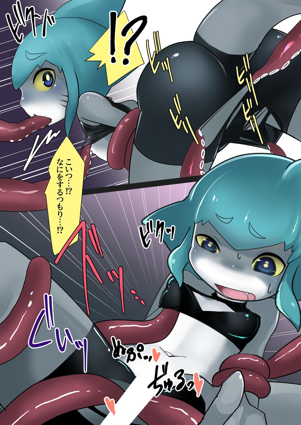 Pretty Shark Girl v.s. Giant Octopus Pussysex - Page 7