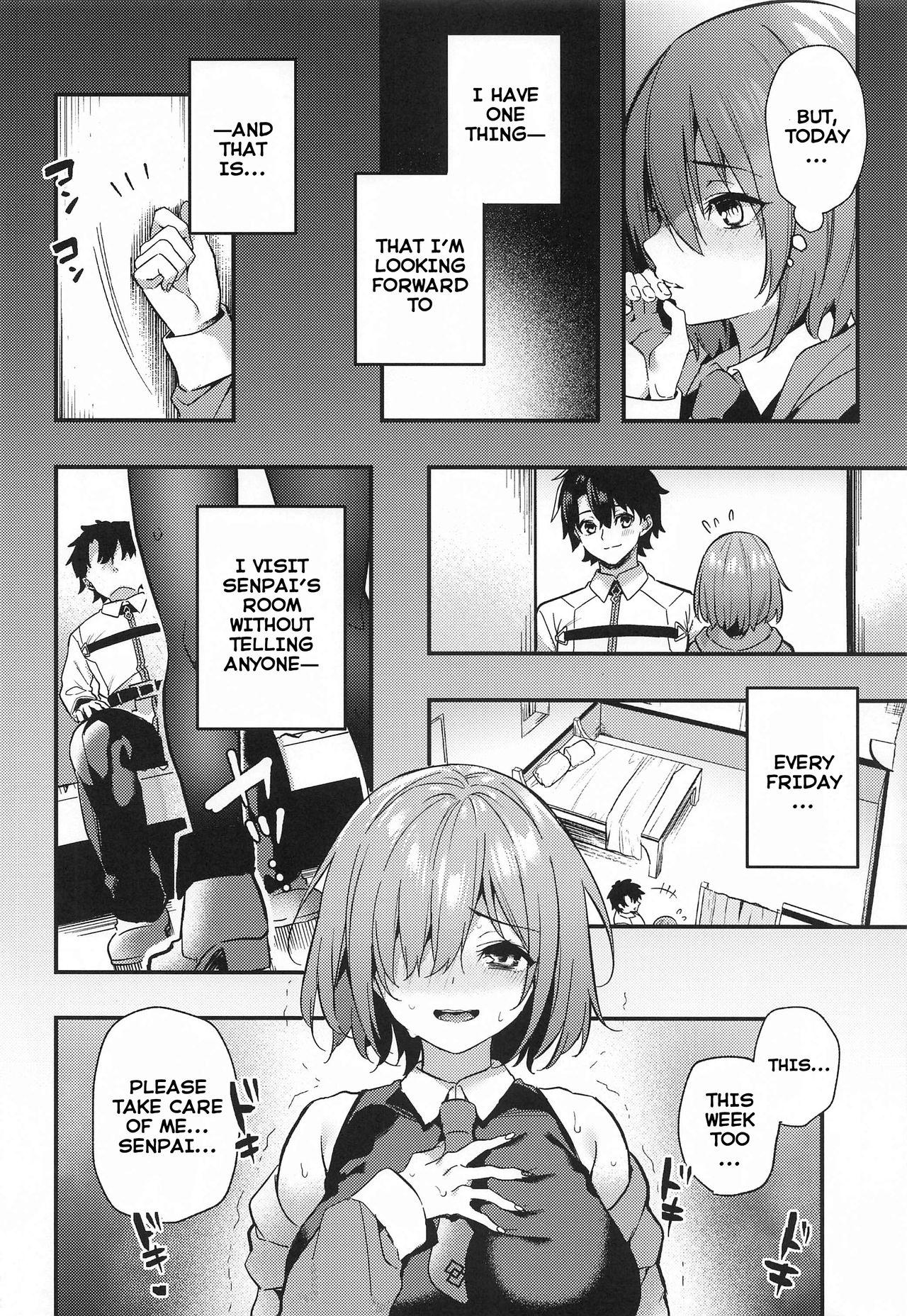Teenager Kinyoubi wa Ai ni Yuki Mash | Meeting with Mash on Friday - Fate grand order Gay Cumshots - Page 4