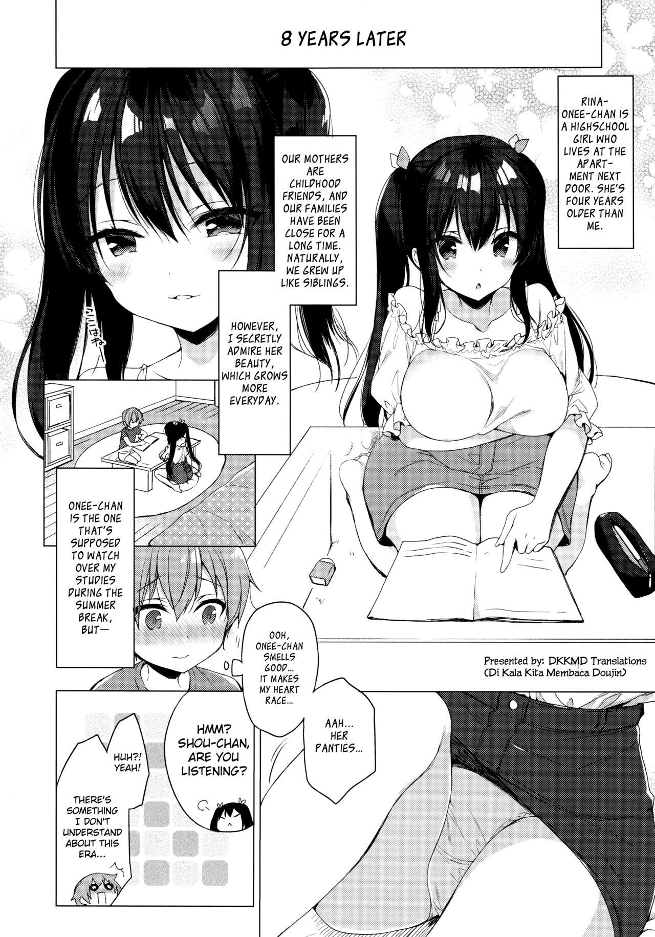 Students (C96) [23.4do (Ichiri)] Succubus-kei Onee-chan wa Misetagari | Things That the Demi-Succubus Onee-Chan Wants to Show Me [English] [DKKMD Translations] Ball Licking - Page 3