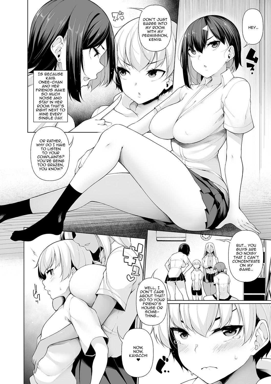 18 Year Old [Sakamata Nerimono] Zenbu Gal na Nee-chan no Sei | It's All The Gal Nee-chans' Fault (COMIC Shigekiteki SQUIRT!! Vol. 19) [English] {Doujins.com} [Digital] Foot Fetish - Page 6