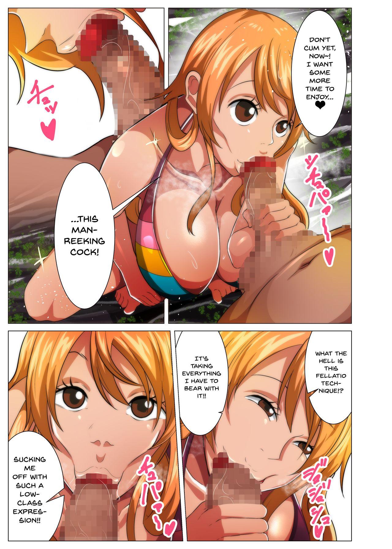 Spank Umi de Mikaketa Bakunyuu Bijo | A Big Breasted Woman Who I Just Happened To Find In The Ocean - One piece Gay Reality - Page 7