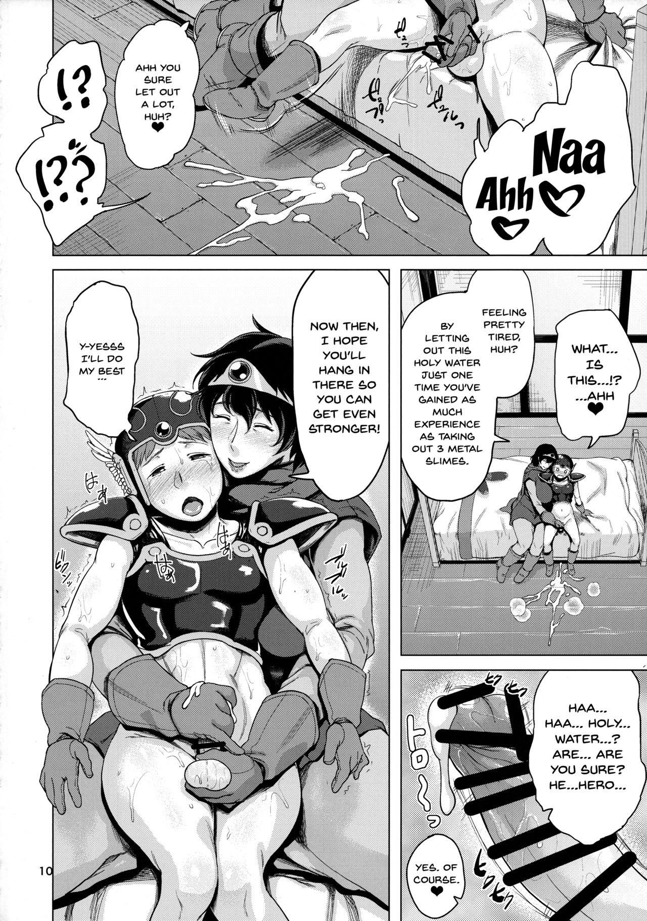 Culos Juku Yuusha-sama to Boku | Together With An Older Hero - Dragon quest iii Perfect Body Porn - Page 9