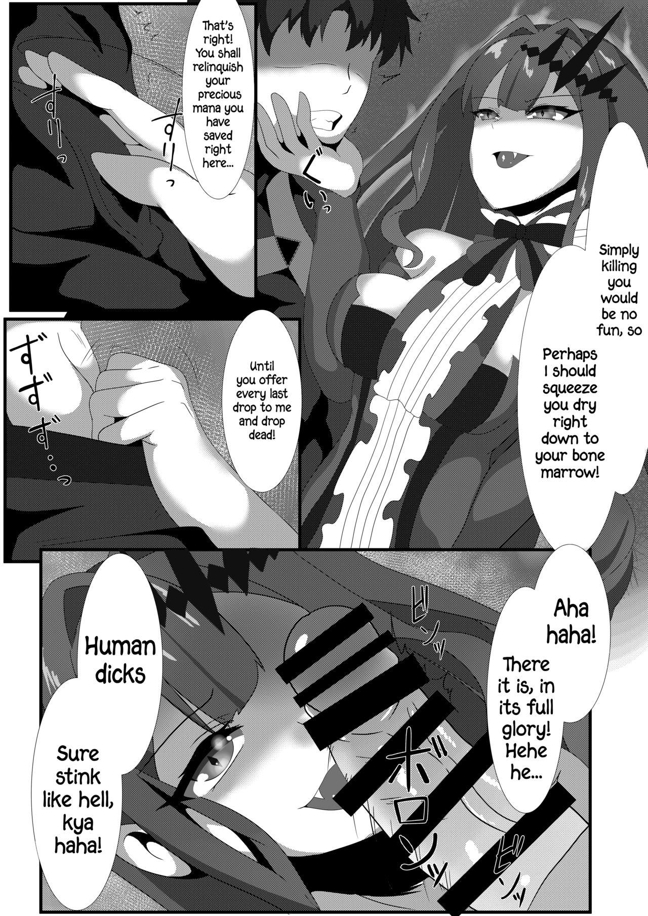Teenies Yousei Kishi to Zetsurin Master | Fairy Knight and Insatiable Master - Fate grand order Blacks - Page 4