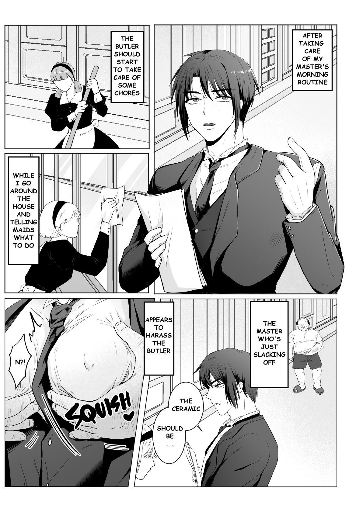 Junjin no Koto ga Daikirai na Shutsuji no Nukari no Nai Seishori Gyoumu | Perfect Sexual Assistant of Butler Who Detest the Master 12