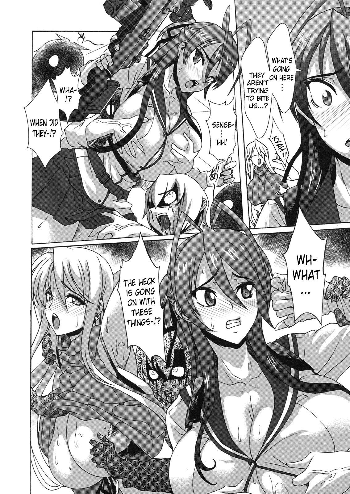 Hentai Nyuujoku Mokushiroku | Shameful-Breasts Apocalypse - Highschool of the dead Jerking - Page 9