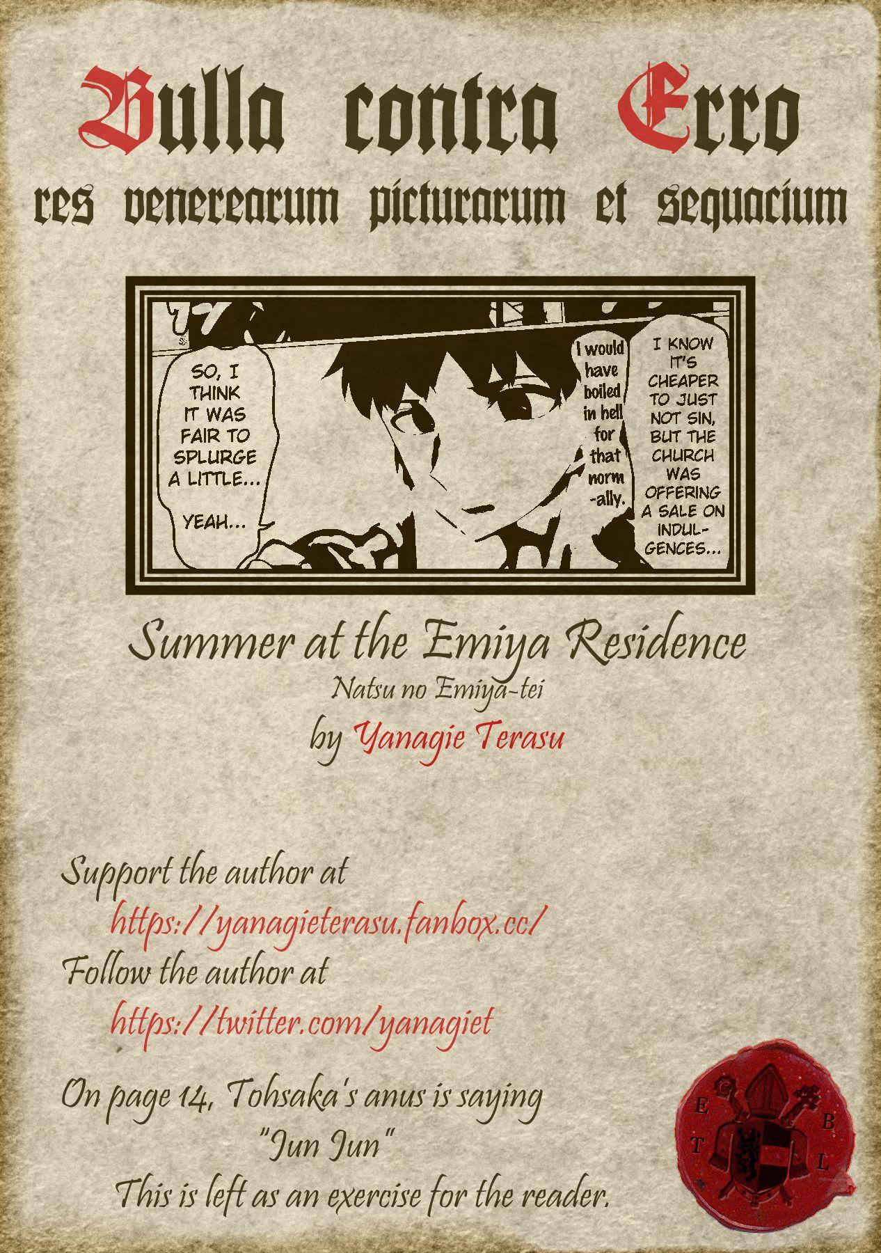 Natsu no Emiya-tei | Summer at the Emiya Residence 29