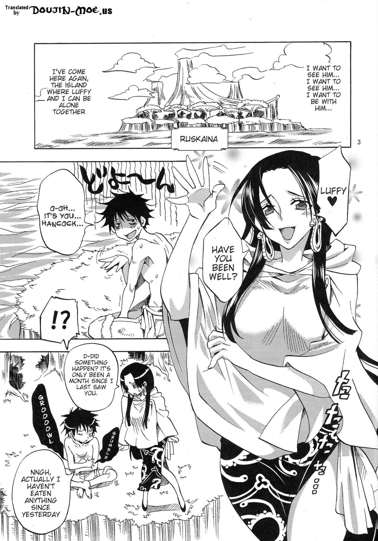 Eurobabe (C83) [Kurione-sha (YU-RI)] Nurutto! Hebihime-sama | Slip Hebihime-sama (One Piece) [English] {doujin-moe.us} - One piece Gay Baitbus - Picture 2