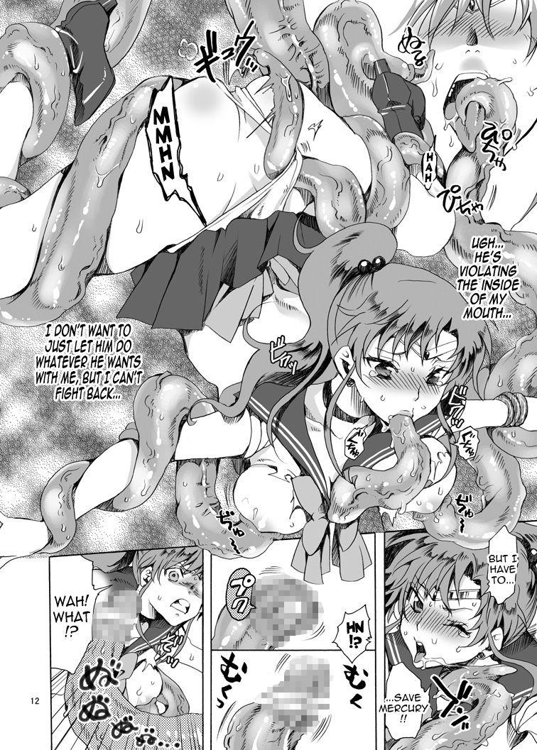 [Kurione-sha (YU-RI)] Bishoujo senshi ni oshioki! ~ Shokushu-hen ~ ! | Punish the Pretty Sailor Soldiers ~Love and Justice~ (Sailor Moon) [English] {doujin-moe.us} [Digital] 10
