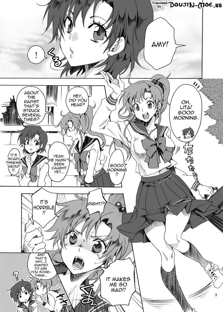 Dildos [Kurione-sha (YU-RI)] Bishoujo senshi ni oshioki! ~ Shokushu-hen ~ ! | Punish the Pretty Sailor Soldiers ~Love and Justice~ (Sailor Moon) [English] {doujin-moe.us} [Digital] - Sailor moon | bishoujo senshi sailor moon Amateur - Page 2