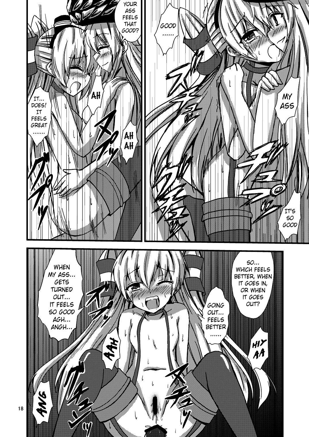 [Aiirosakura (Aikawa Ryou)] Kuubo Wo-Kyuu-chan no Amatsukaze Yuri Dorei Choukyou ~Anal Choukyou Hen~ | Standard Carrier Wo-Class's Amatsukaze Yuri Slave Training ~Anal Training~ (Kantai Collection -KanColle-) [English] [Pangean] [Digital] 19