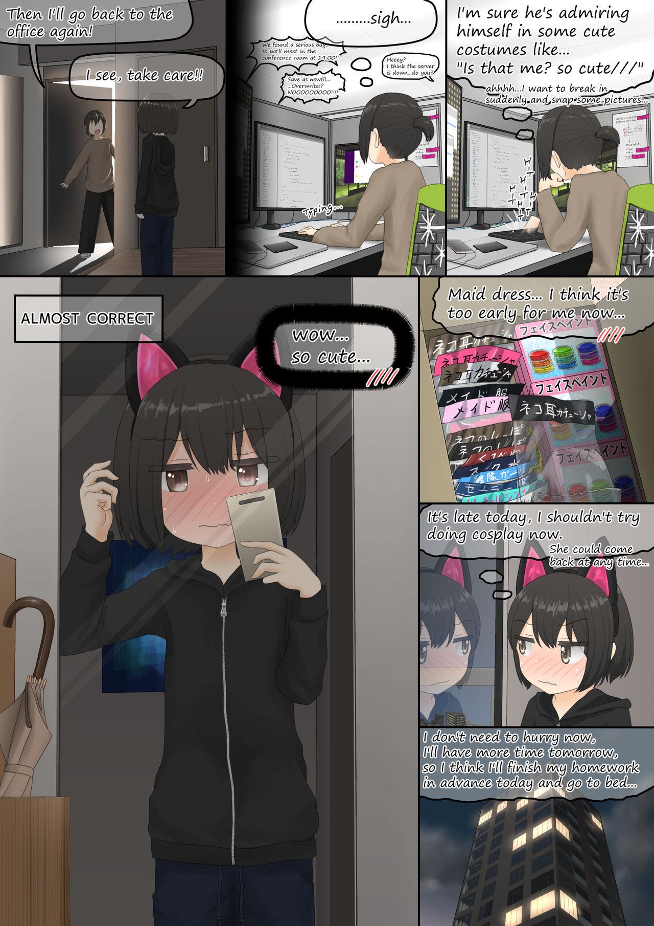 Her neko Cat Painting shinshi zaibatsu - Original Rough Fuck - Page 4
