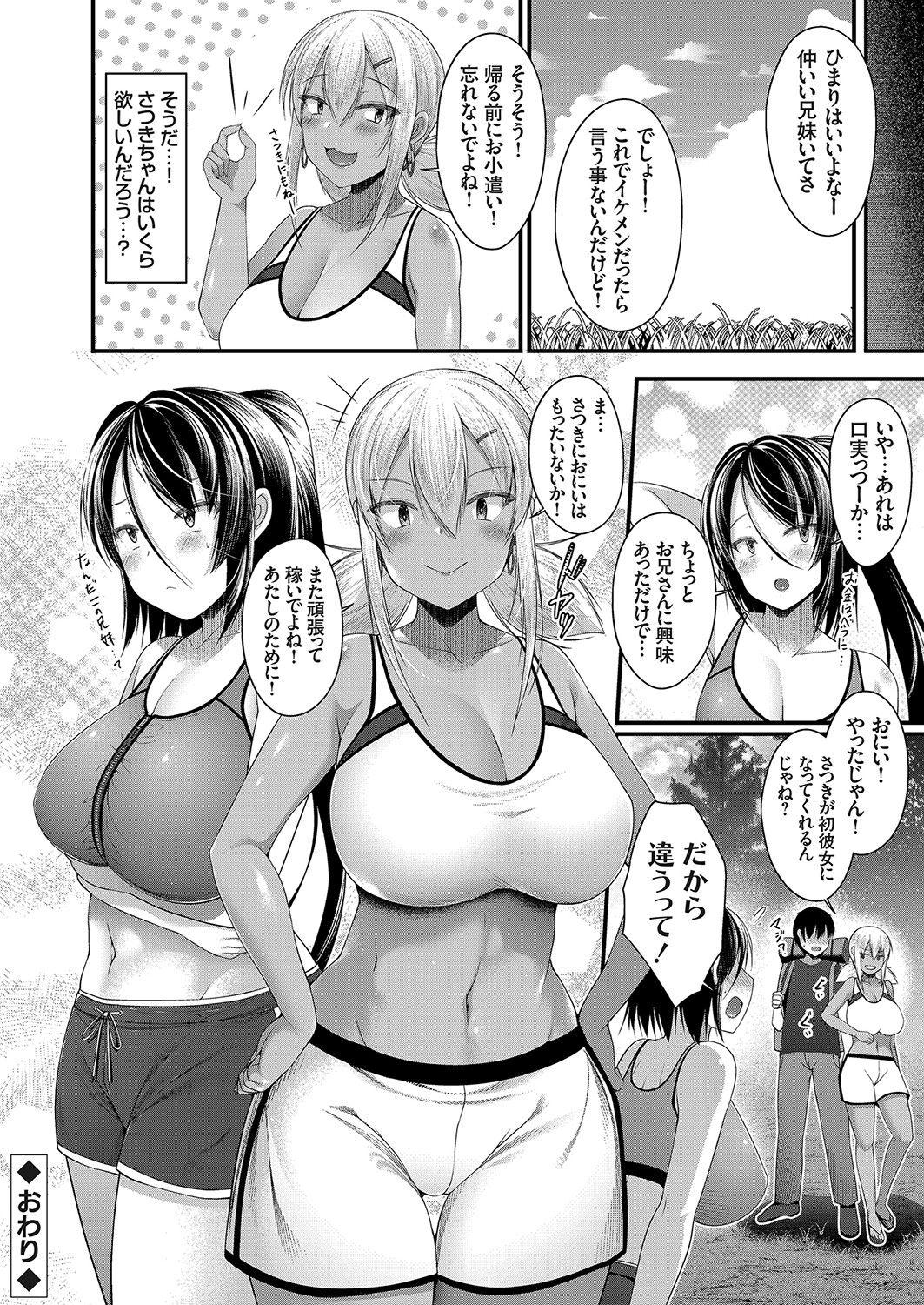 Cumming Hitori Camp o Shite itara Kuro Gal JK na Imouto to Imouto no Tomodachi ga Rannyuu shite kita Kekka Zempen Second Part Work - Page 24