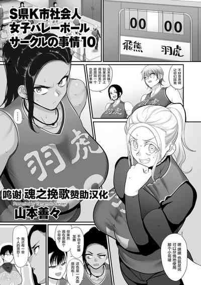 Asian [Yamamoto Zenzen] S-ken K-shi Shakaijin Joshi Volleyball Circle no Jijou Ch. 10 (COMIC Kuriberon DUMA 2021-07 Vol. 27) [Chinese] [转尾巴猫汉化] Freckles 1