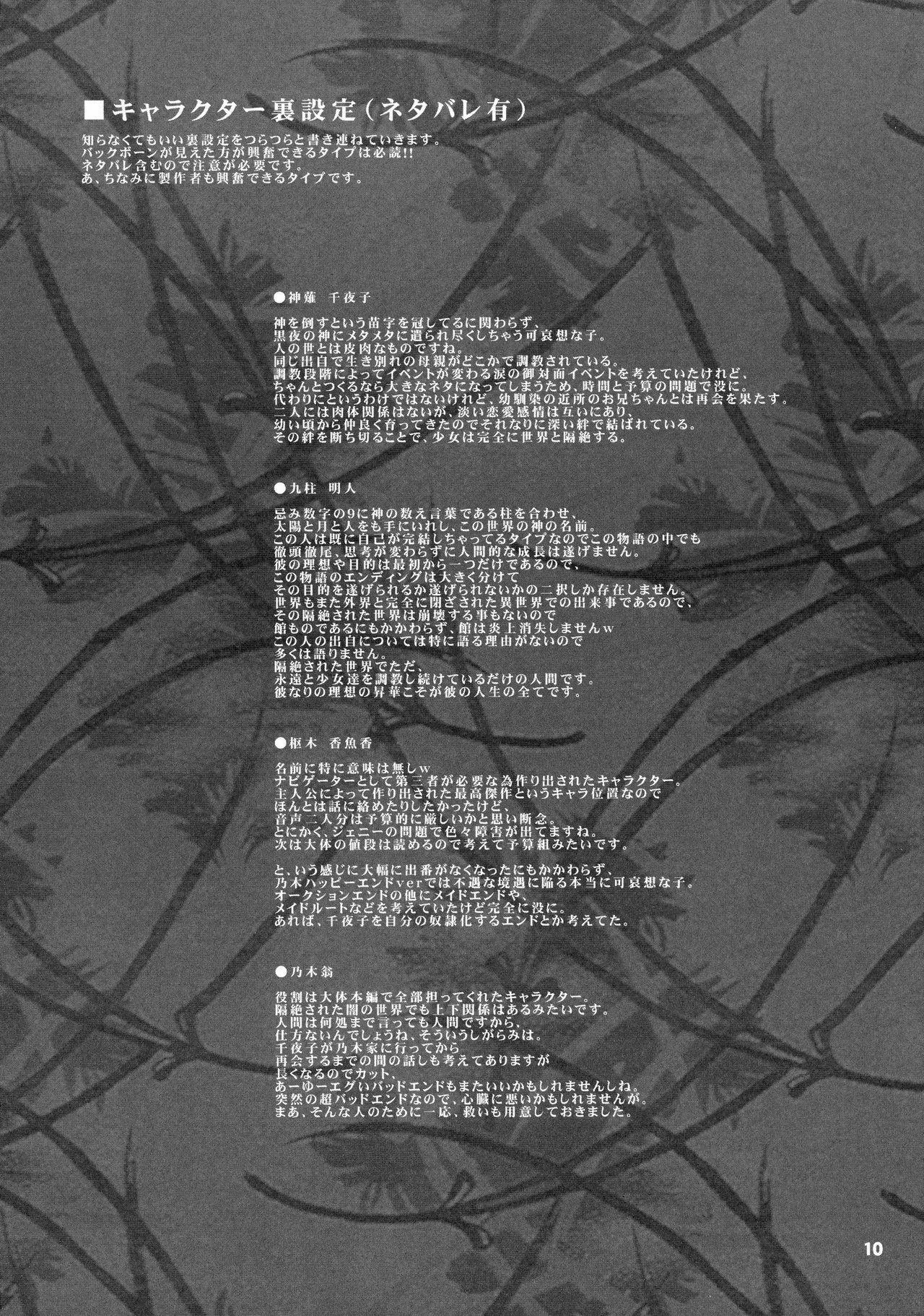X [DangerouS ThoughtS (Kiken Shisou)] Kokuyajin ~ Ochi Iku Niku Dorei-tachi no Sange ~ Ura Settei-shuu Woman Fucking - Page 10