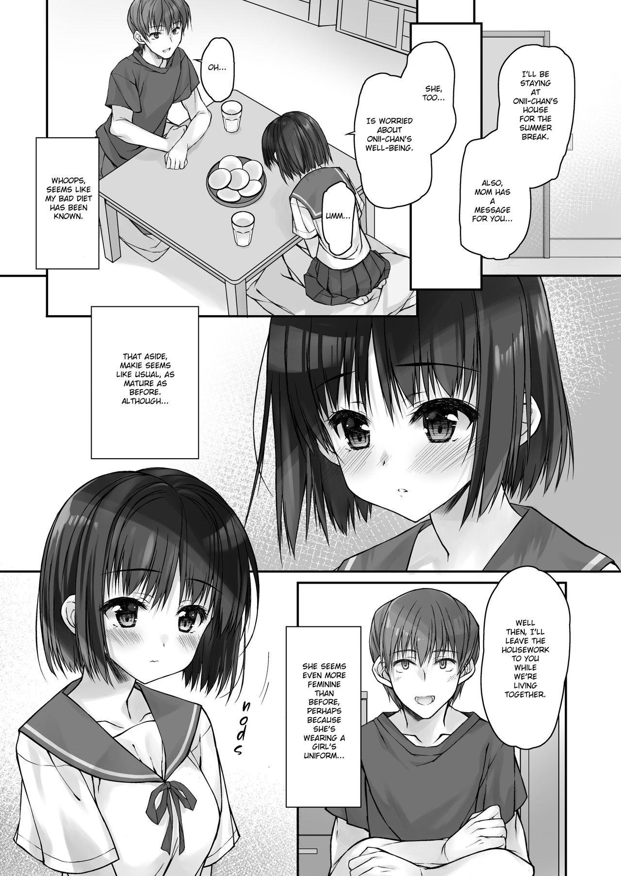 4some Mada Koi mo Shiranai Gimai no Anaru deno Himegoto | My Step-Sister That Hasn’t Known Love Yet Has an Anal Secret. - Original Smoking - Page 5