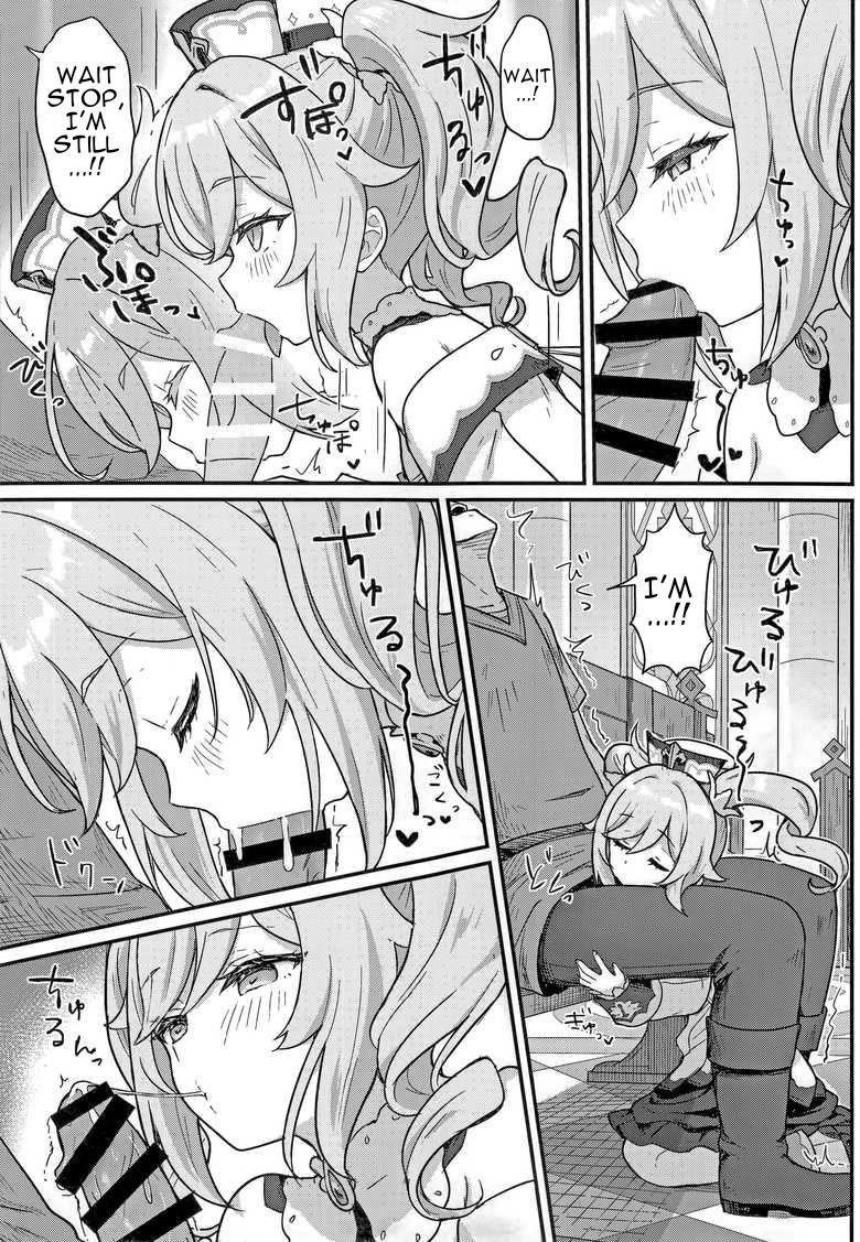 Alone Barbara-chan ga Ecchi na Chiryou o Shite kureru Hon | A Book Where Barbara Gives You a Lewd Service - Genshin impact White Chick - Page 8