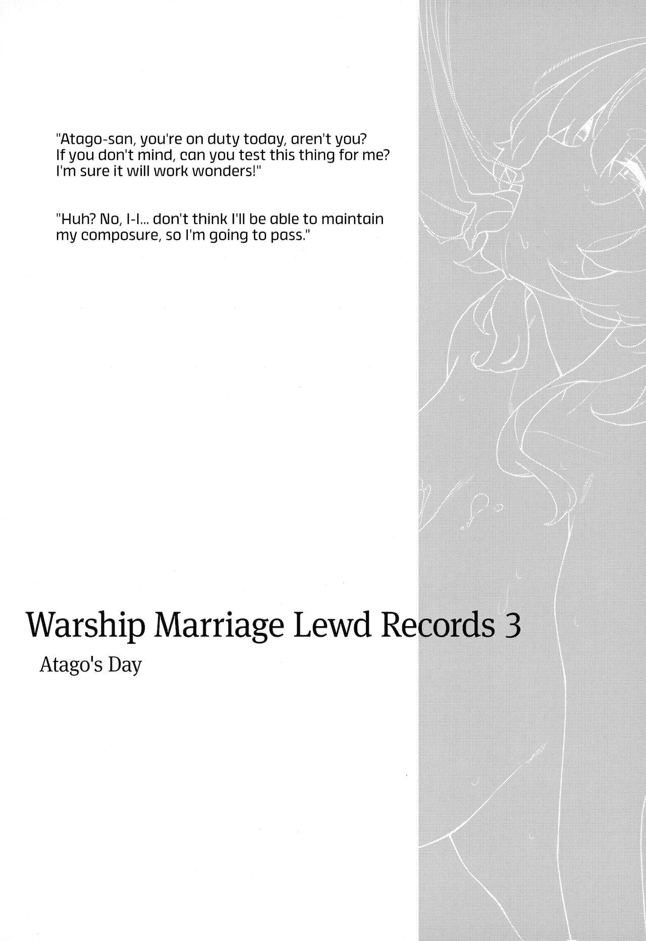 Best Blowjobs Kekkon Kan Sukebe Roku 3 | Warship Marriage Lewd Records 3 - Kantai collection Sharing - Page 4