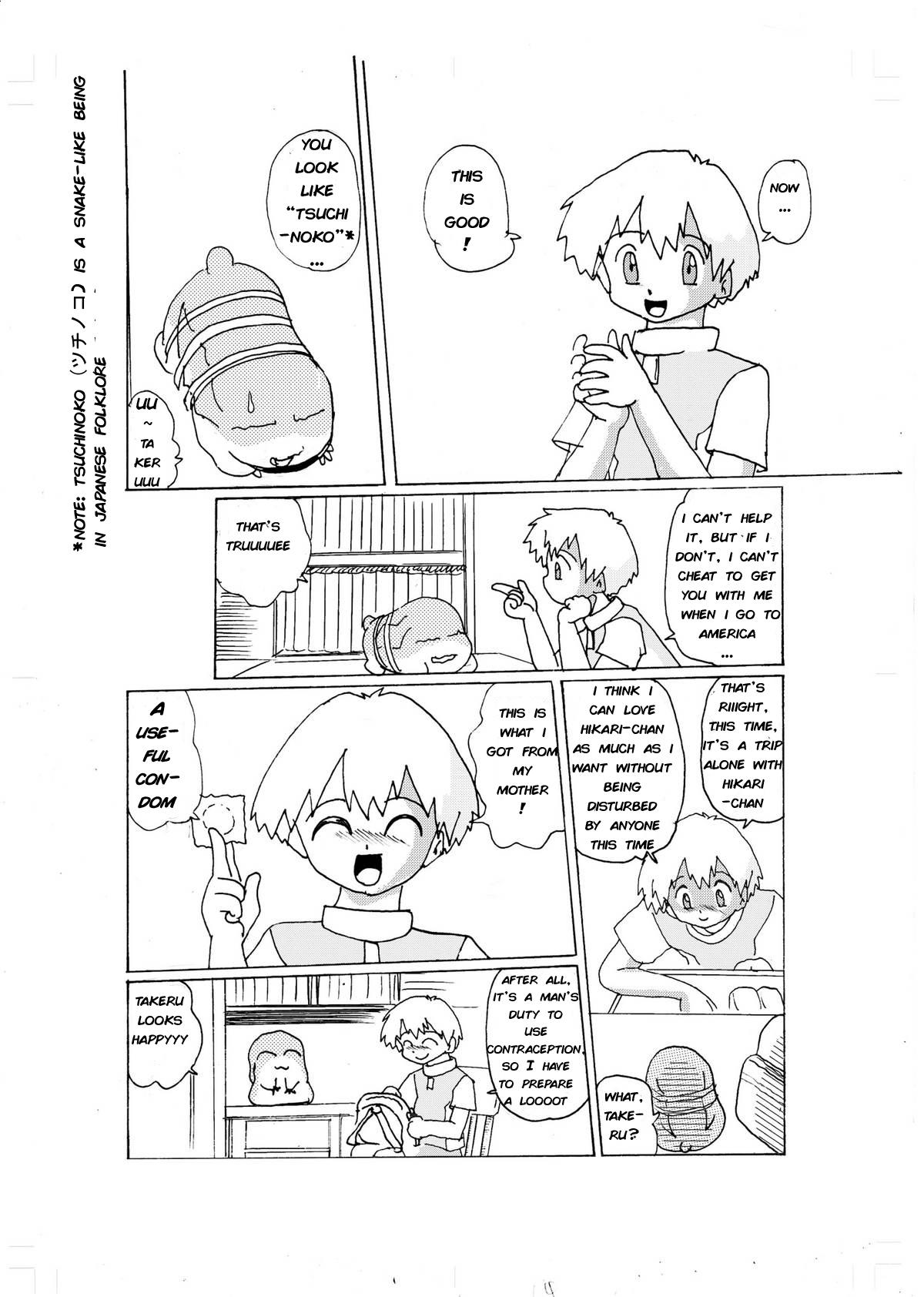 Cock Strange Love - Hikari - Digimon adventure Gay Domination - Page 11