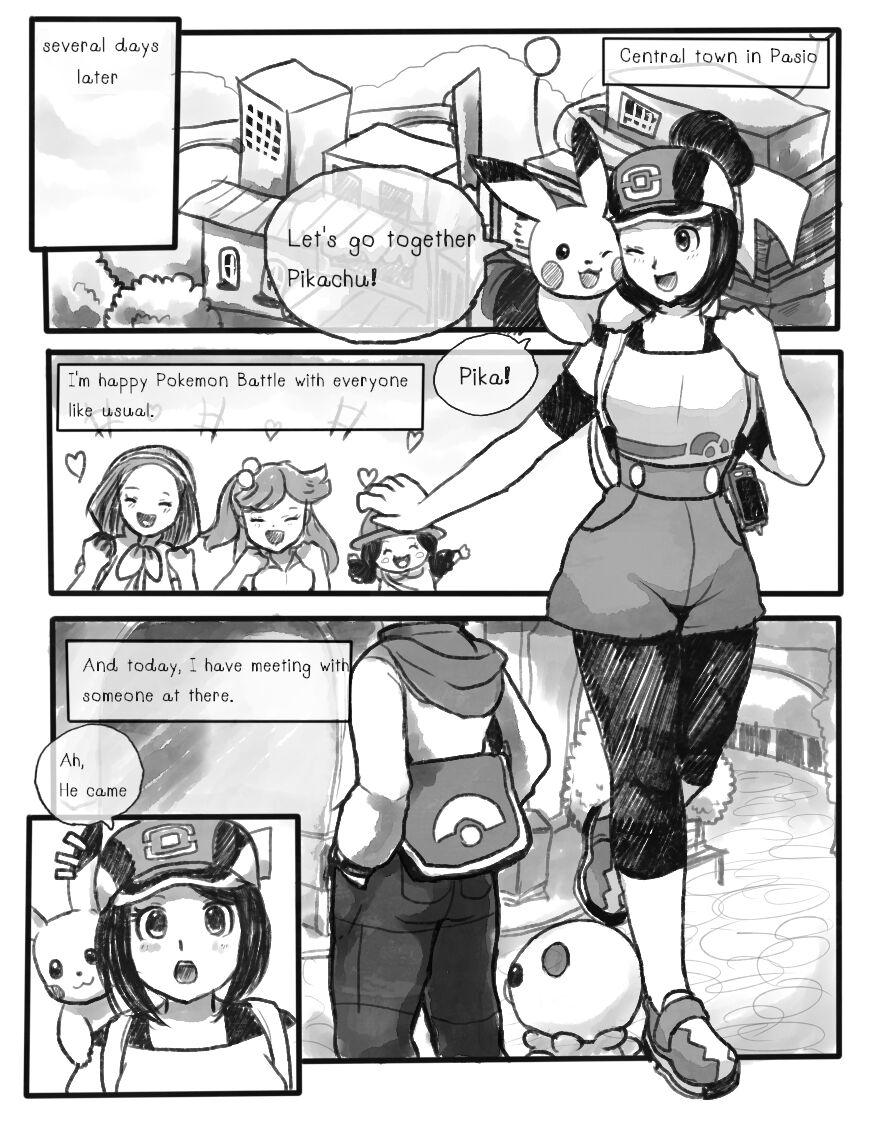 Sweet First Love in Pasio - Pokemon | pocket monsters Straight Porn - Page 9